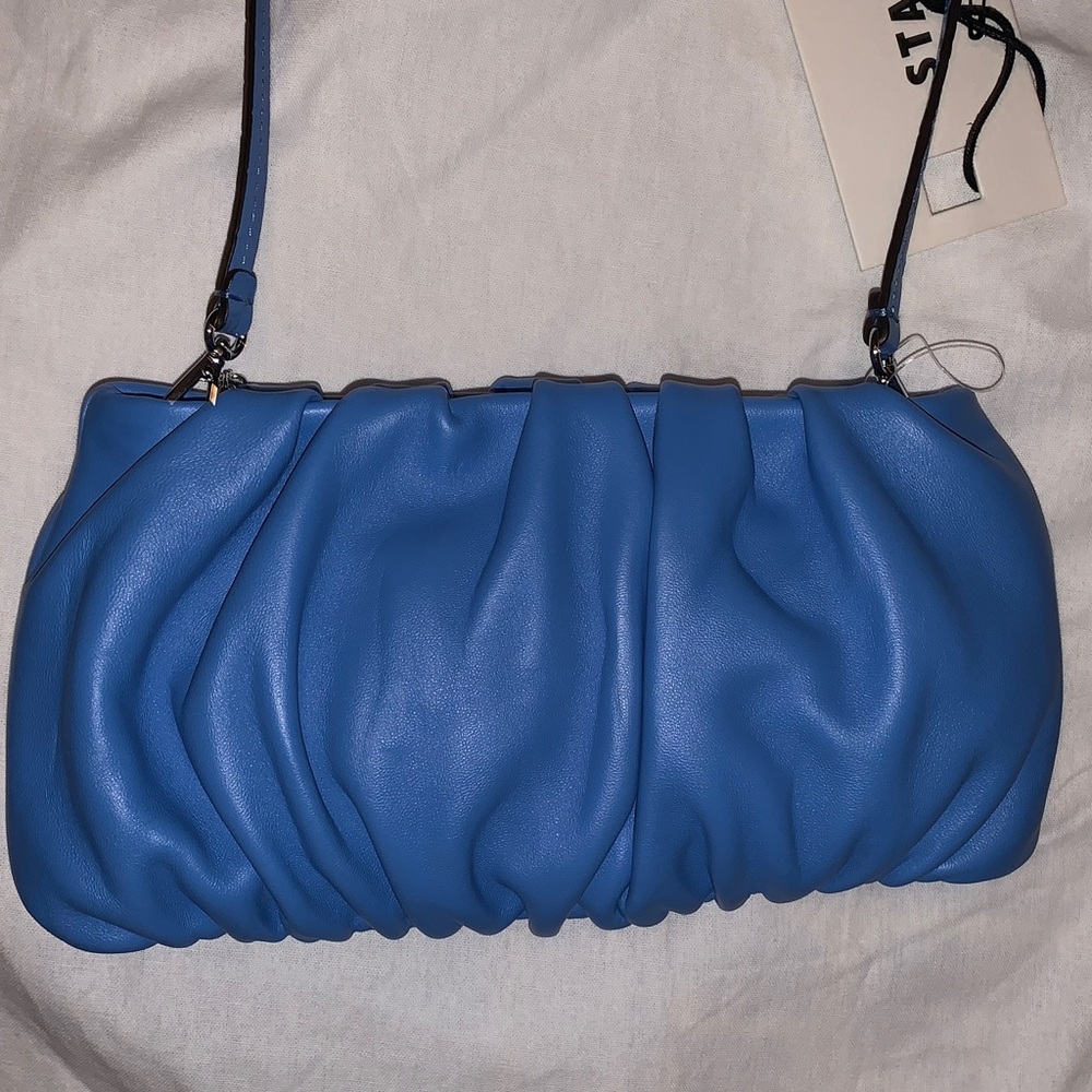 NWT Staud Bean Convertible bag marine blue $198 - Picture 12 of 12